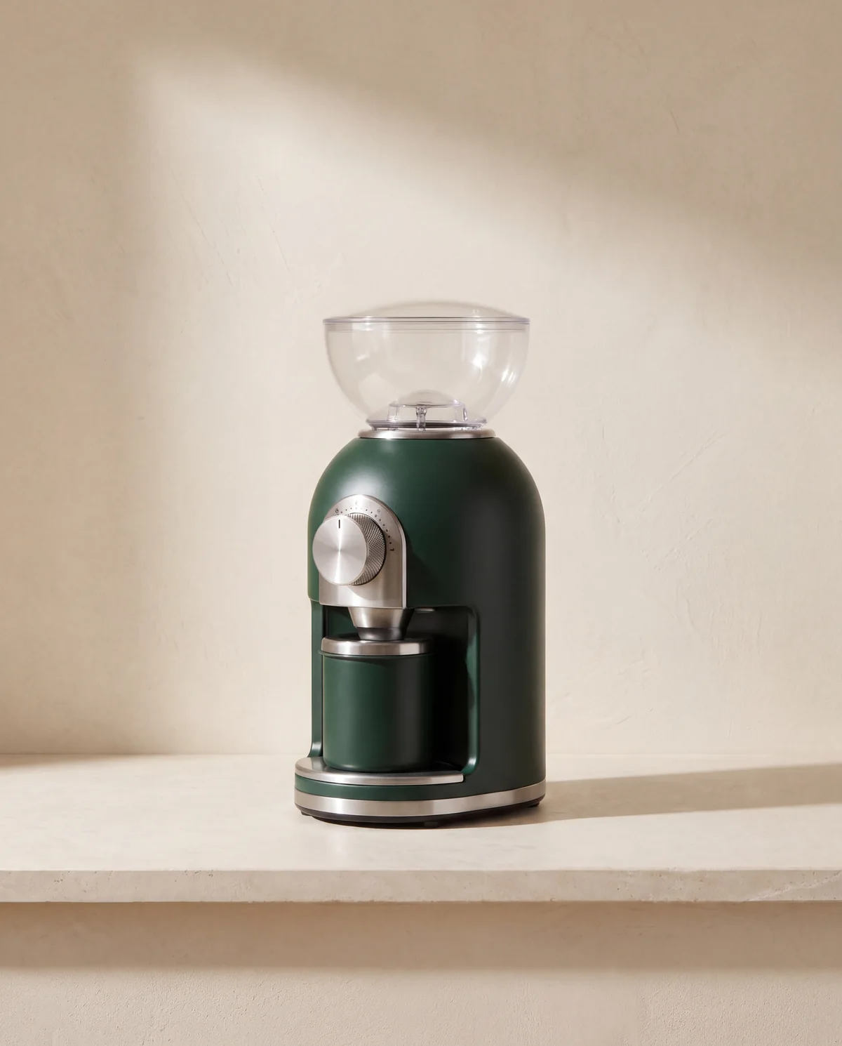 Conical burr coffee grinder, 40 mm burrs